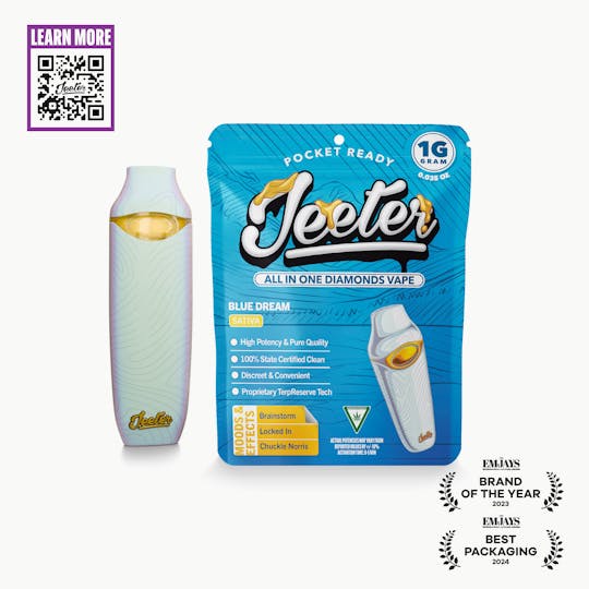 Jeeter - Jeeter All In One Diamonds Vape - Blue Dream - 1