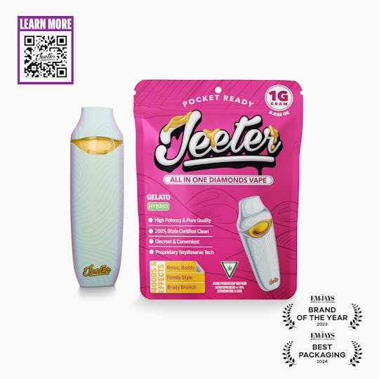 Jeeter - Jeeter All In One Diamonds Vape - Gelato - 1
