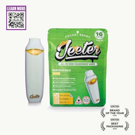 Jeeter - Jeeter All In One Diamonds Vape - Acapulco Gold - 1