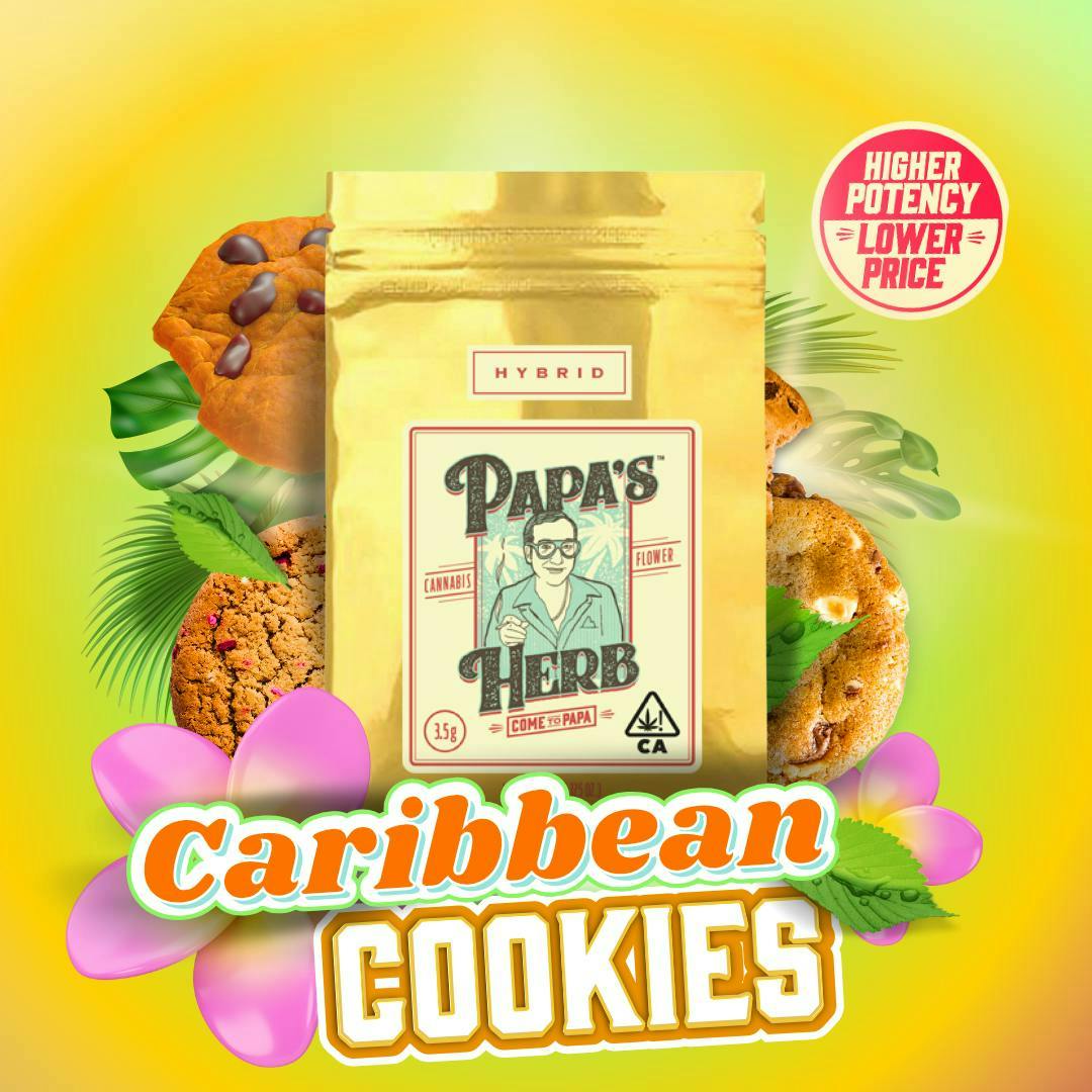 Papa's Herb - Caribbean Cookies | Big Buds | 3.5g - 1