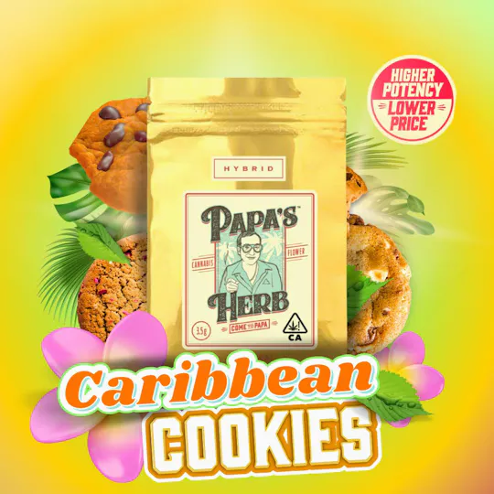 Papa's Herb - Caribbean Cookies | Big Buds | 3.5g - 1