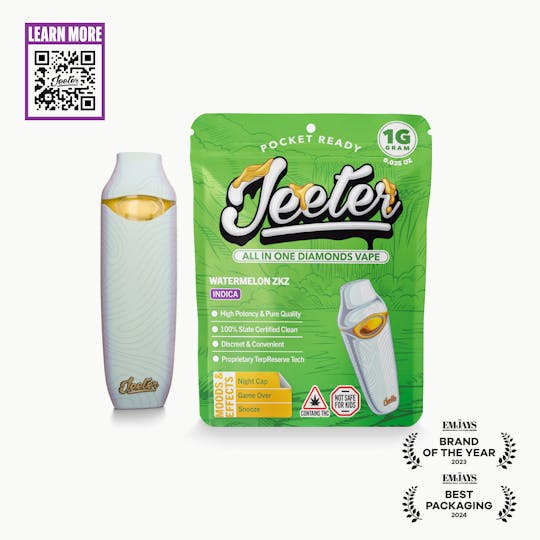 Jeeter - Jeeter All In One Diamonds Vape - Watermelon ZKZ - 1