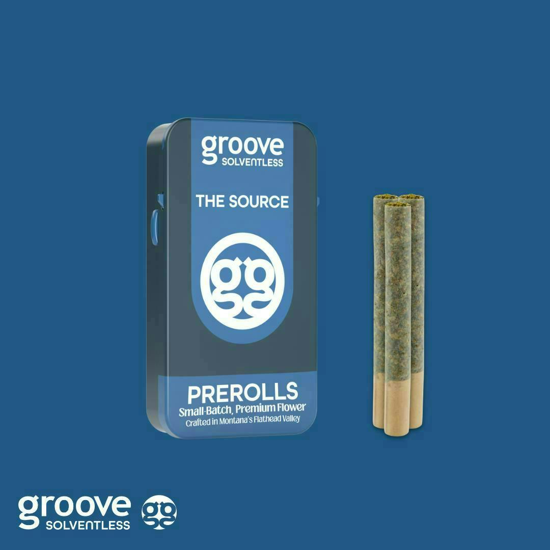 Groove Solventless - Groove Solventless | Sour Diesel | Joints | 2.4g 3pk - 1