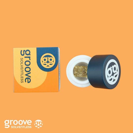 Groove Solventless - Strawberry Diesel Cookies (1g) PRESSED HASH - 1