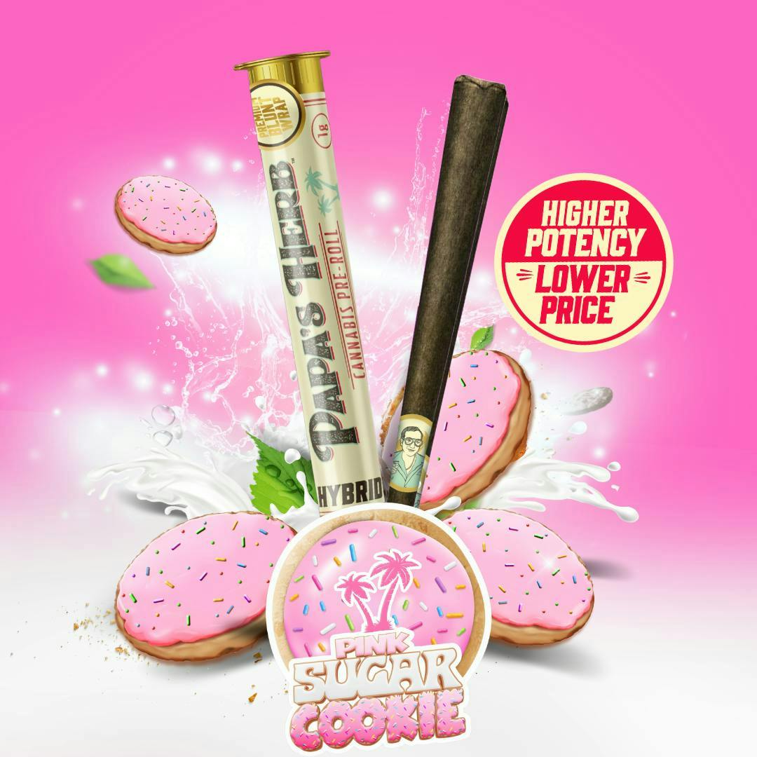 Papa's Herb - Pink Cookies | Blunt | 1g - 1