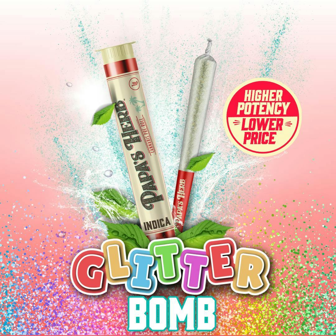 Papa's Herb - Glitter Bomb | Joint | 1g - 1