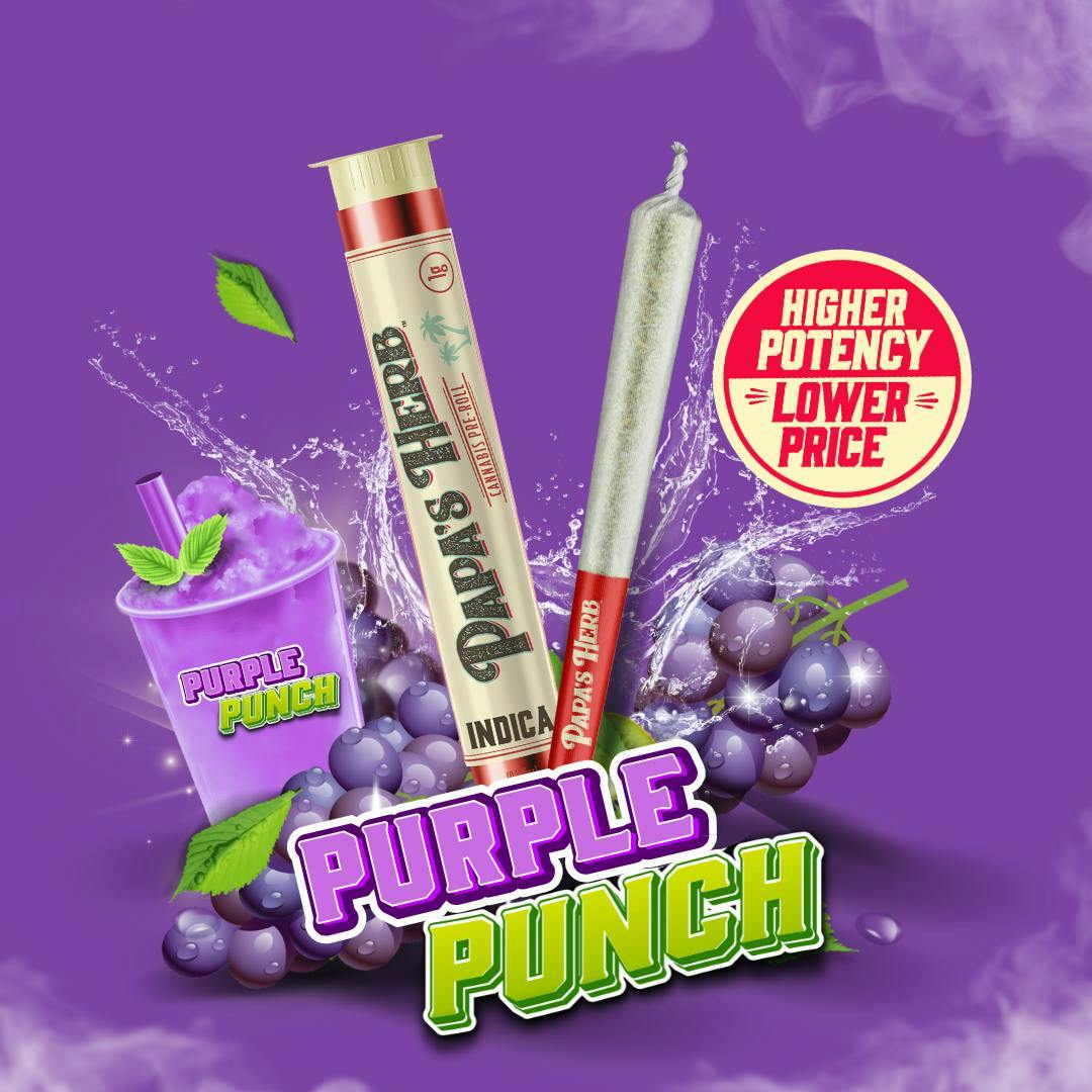 Papa's Herb - Purple Punch | Joint | 1g - 1