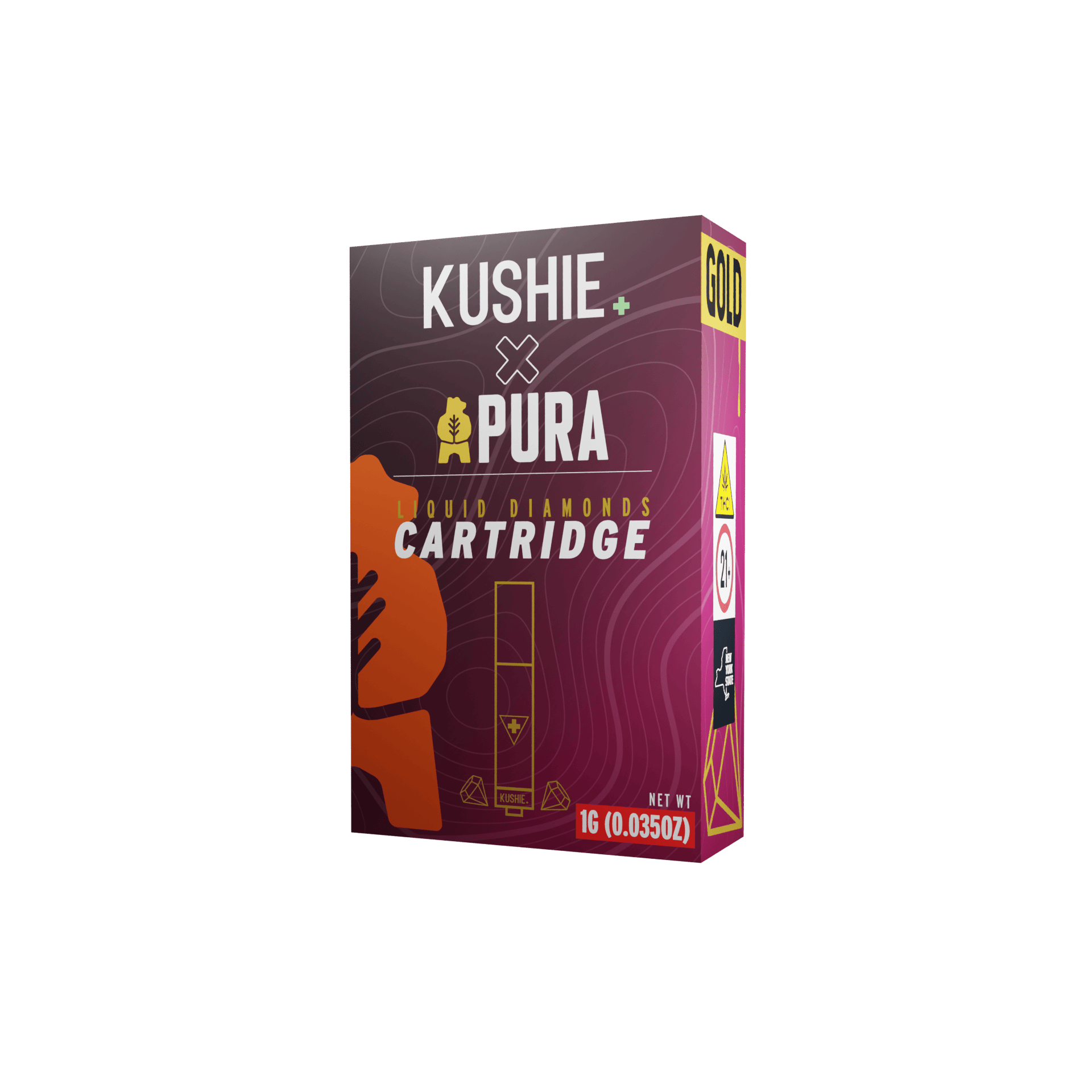 Kushie Brand - Kushie x Pura | Mango | Live Resin Cartridge | 1g - 1
