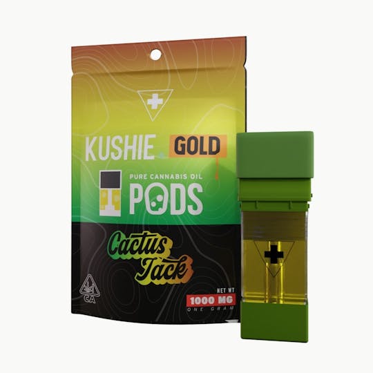 Kushie Brand - Cactus Jack (Sativa) - Kushie+ Gold 1G Pod - 1