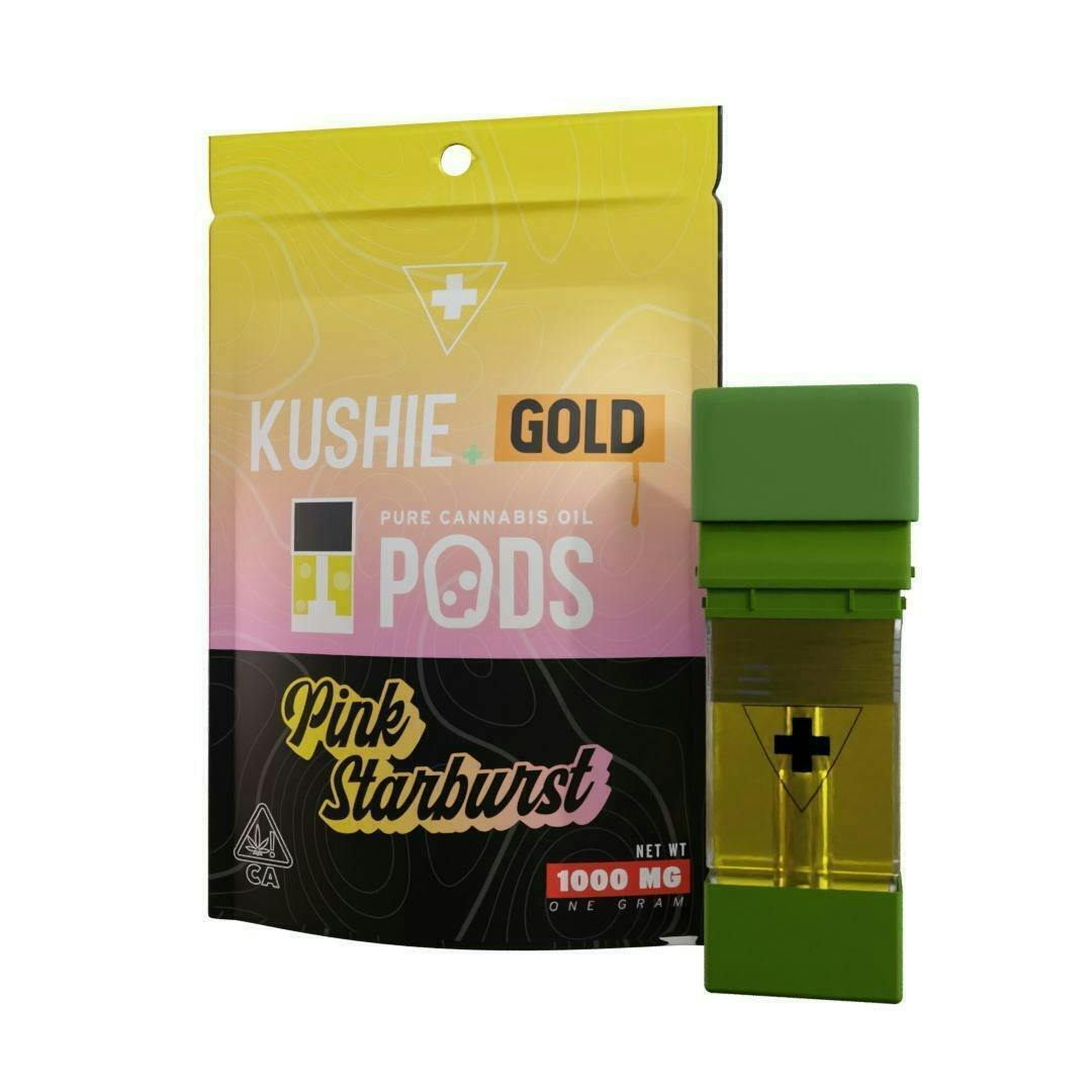 Kushie Brand - Pink Starburst | Gold Pod | 1g - 1