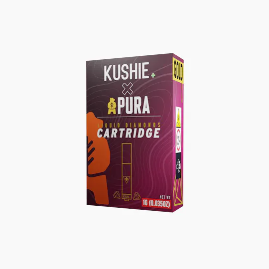 Kushie Brand - Kushie x Pura | Sour Durban | Live Resin Cartridge | 1g - 1