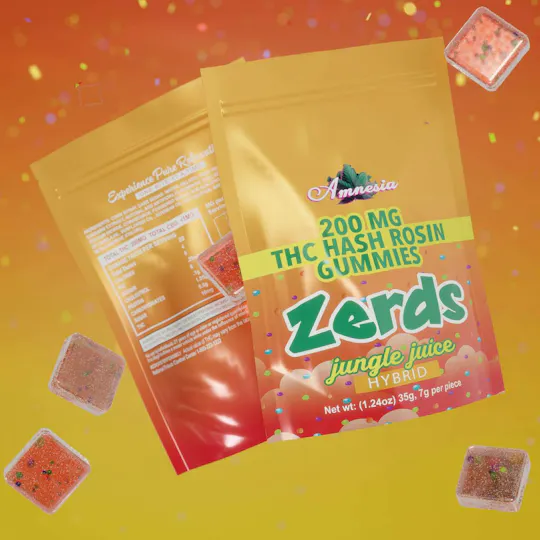 Amnesia MI - Amnesia MI | Jungle Juice | Rosin Gummies | 200mg | 5ct | 40mg/ea - 1