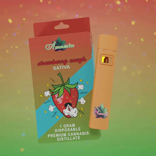 Amnesia MI - Amnesia MI | Strawberry Cough | Disposable | 1g - 1