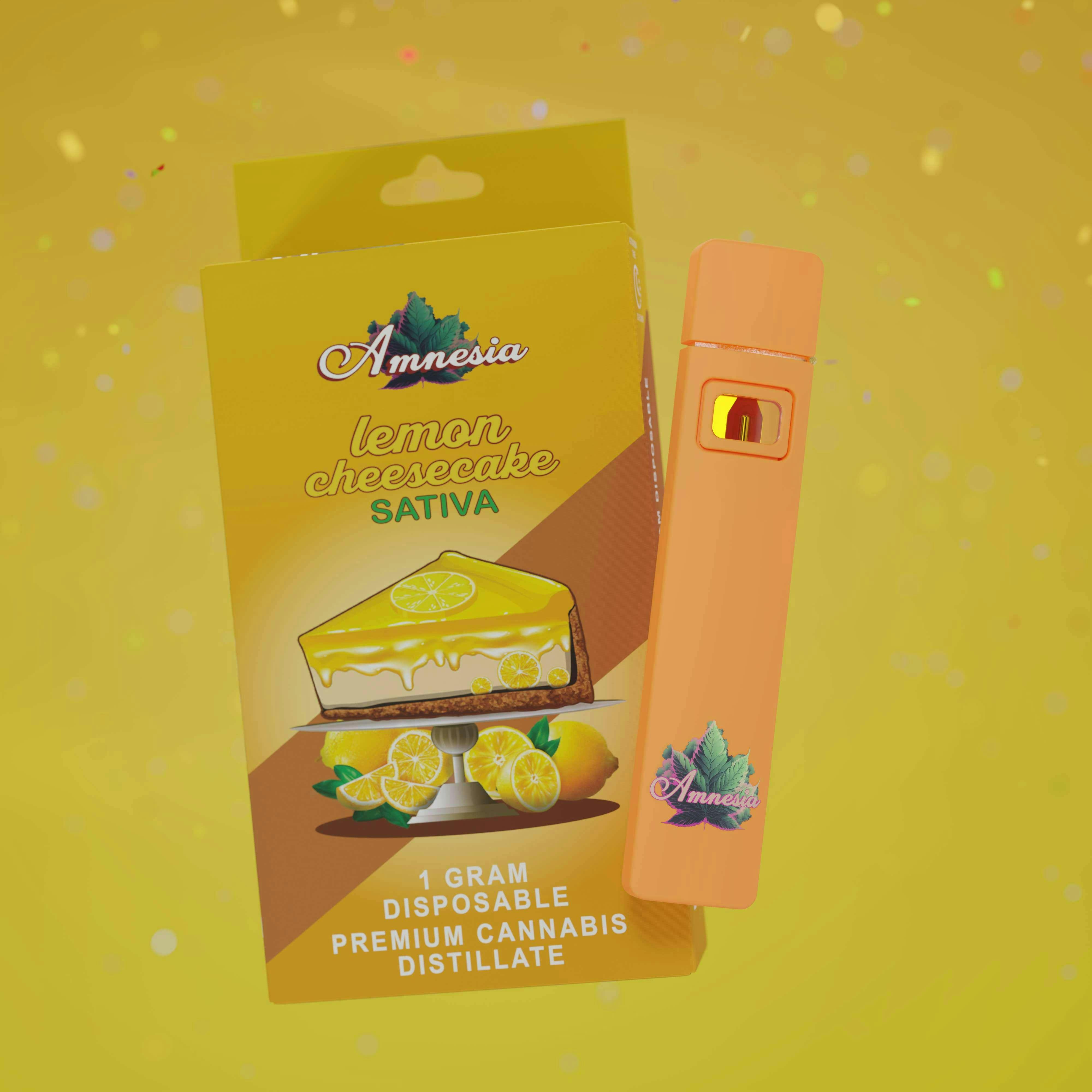 Amnesia MI - Amnesia MI | Lemon Cheesecake | Disposable | 1g - 1