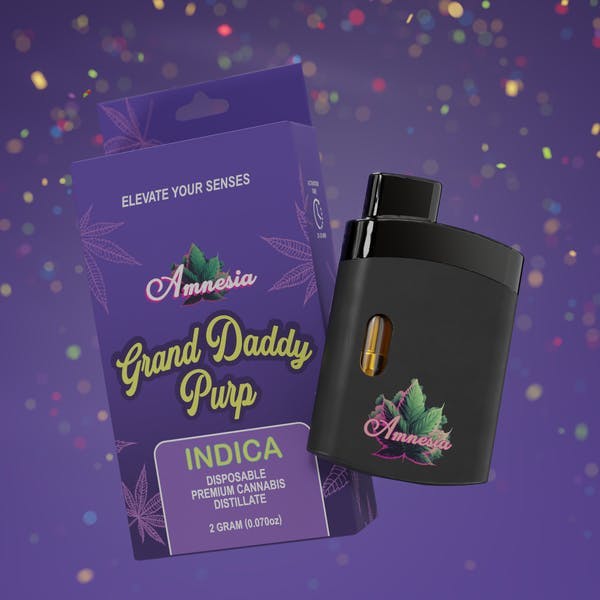 Amnesia MI - Amnesia MI | Grand Daddy Purp | Disposable | 2g - 1