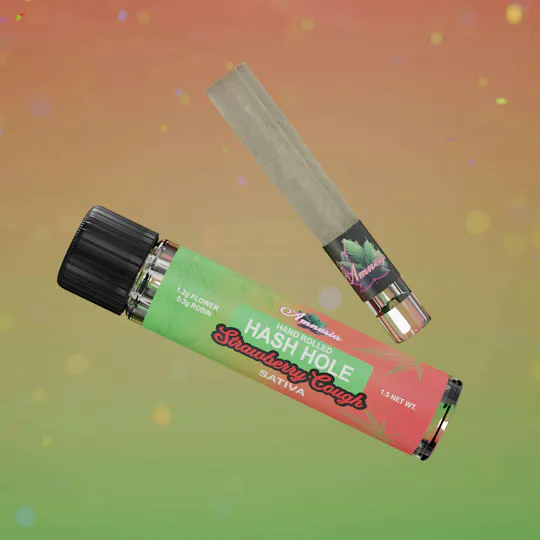 Amnesia MI - Amnesia MI | Strawberry Cough | Hash Hole Infused Joint | 1.5g - 1