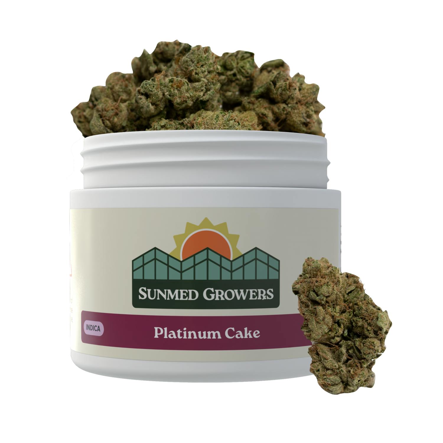 SunMed Growers - Platinum Cake Flower (3.5g) - 1