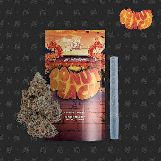 Seed Junky - DONUT PEACH (1G Pre-Roll) - 1