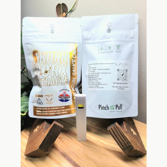 Noble Labs - Noble Labs - Skunk Worx Live Rosin Cartridge .5g | Blueberry Muffins - 1
