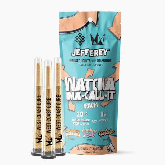 West Coast Cure - Watcha Ma Call It - Jefferey Infused Joint 1.2g 3 Pack - 1