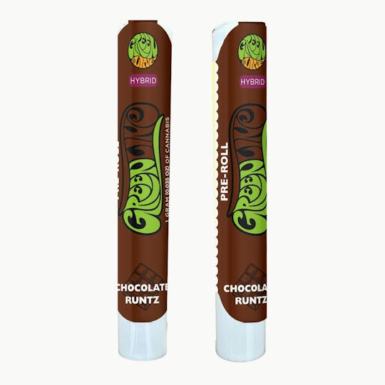 Greenline - Chocolate Runtz - Indoor Flower Pre-Roll - Hybrid - 1g - 1