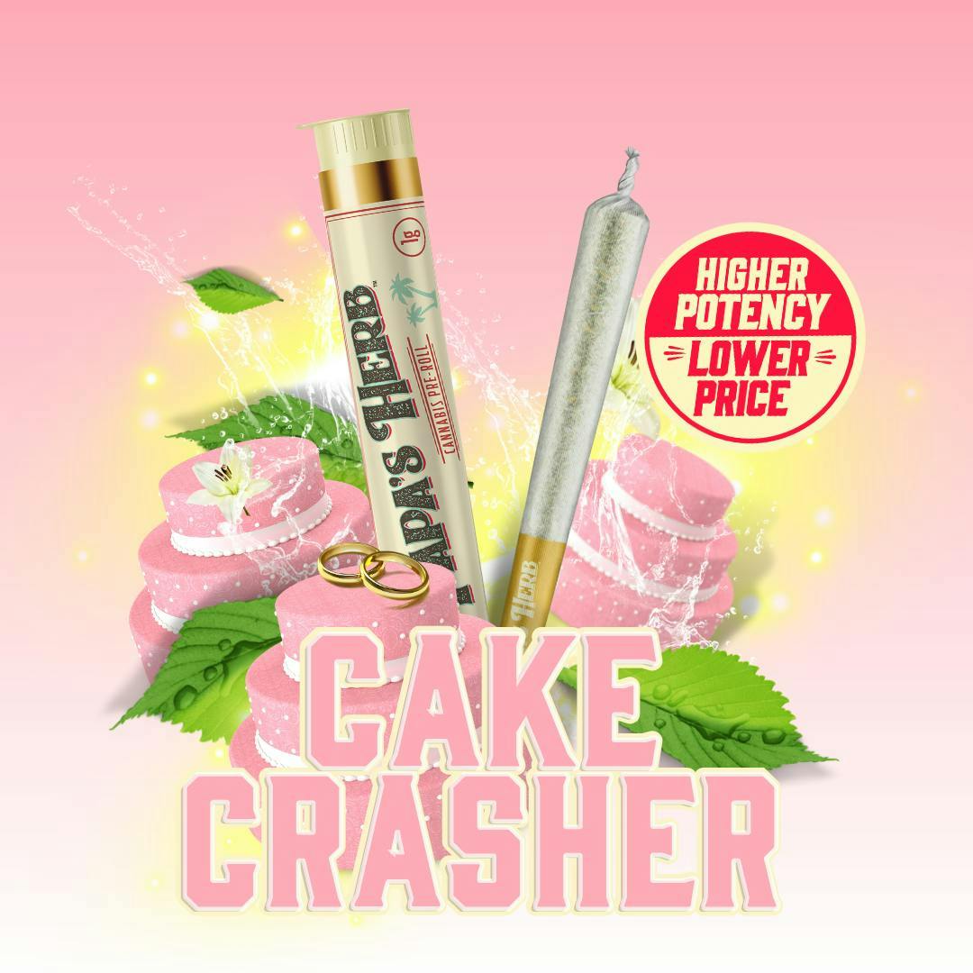 Papa's Herb - Cake Crasher | Joint | 1g - 1