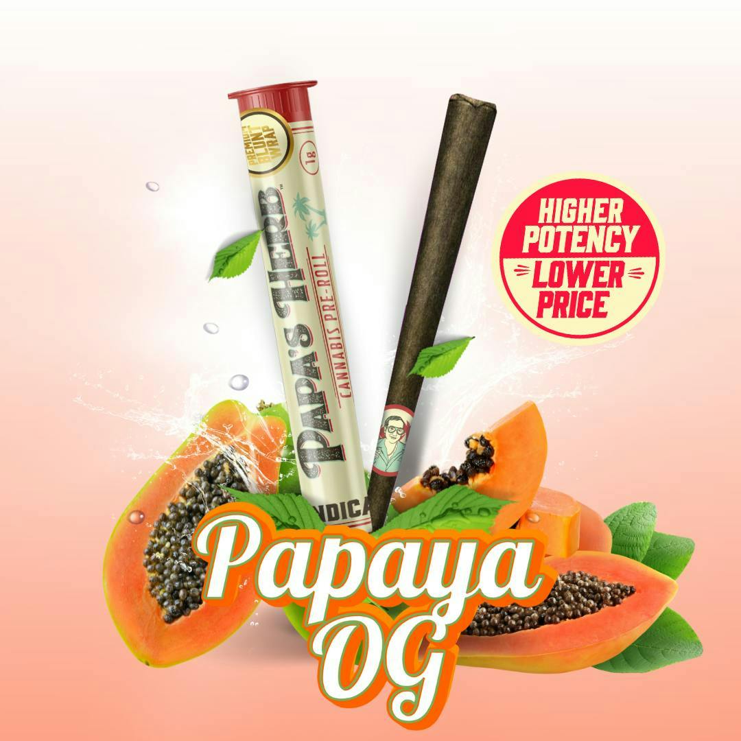 Papa's Herb - Papaya OG | Blunt | 1g - 1