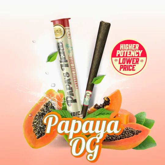 Papa's Herb - Papaya OG | Blunt | 1g - 1