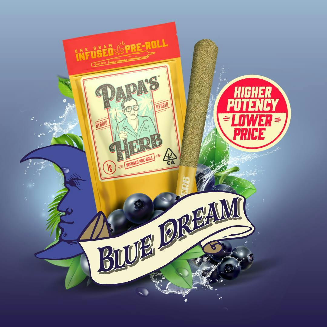 Papa's Herb - Blue Dream | Infused Joint | 1g - 1