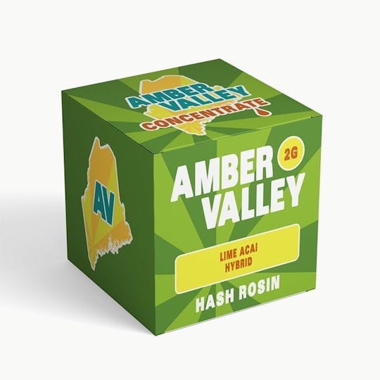 Amber Valley - Amber Valley Hash Rosin 2g - Lime Acai (H) - 1