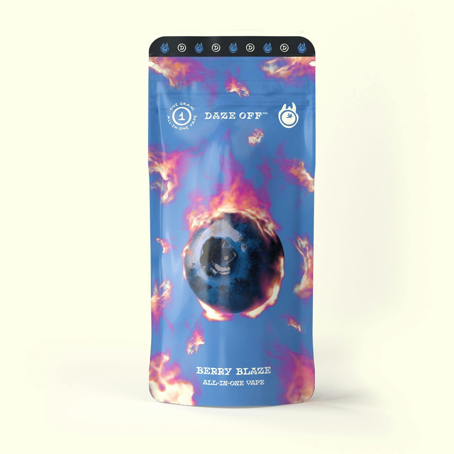 Daze Off - Berry Blaze All-in-One Vape [1g] - 1