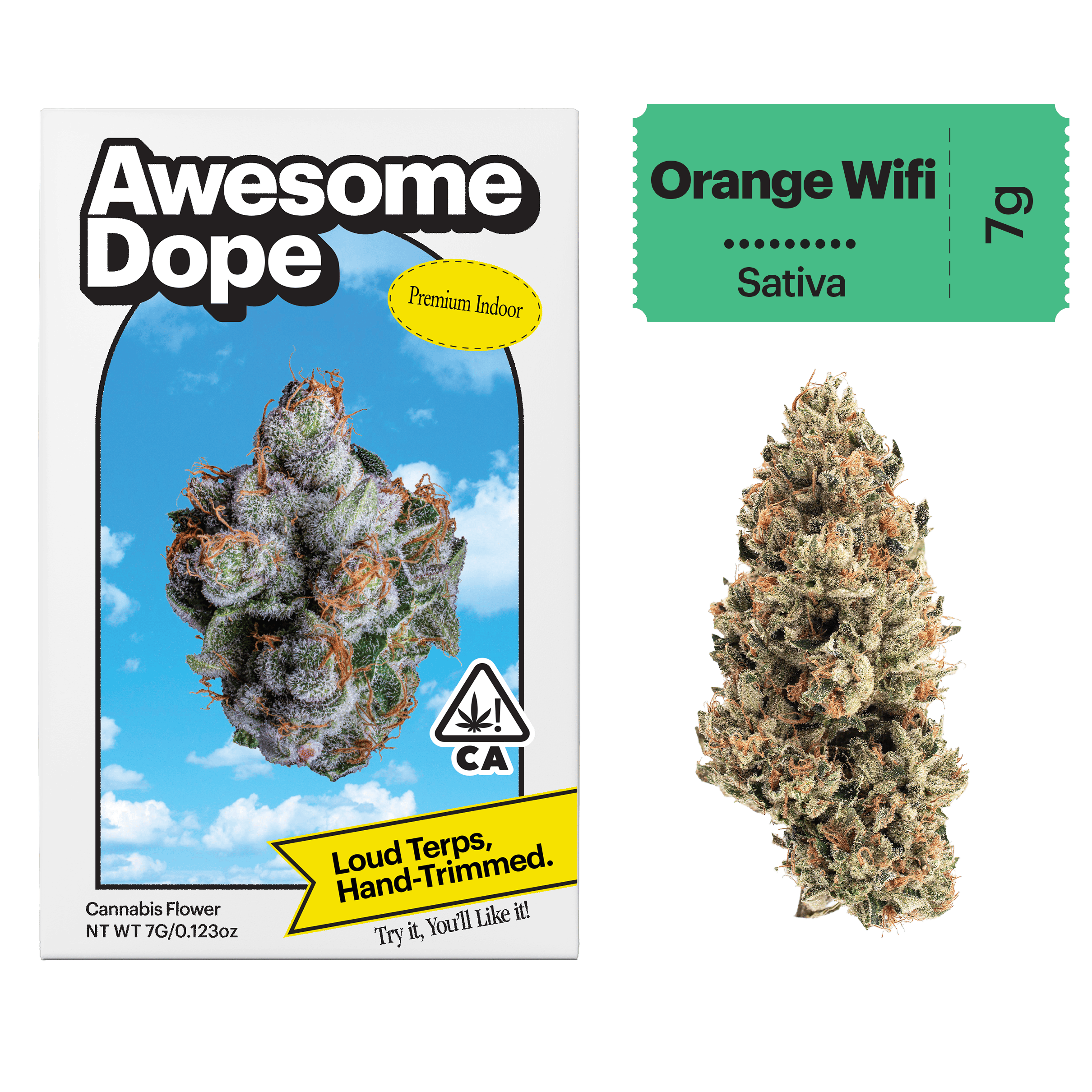 Awesome Dope - Awesome Dope | Orange Wifi | Premium Indoor Big Buds | 7g - 1