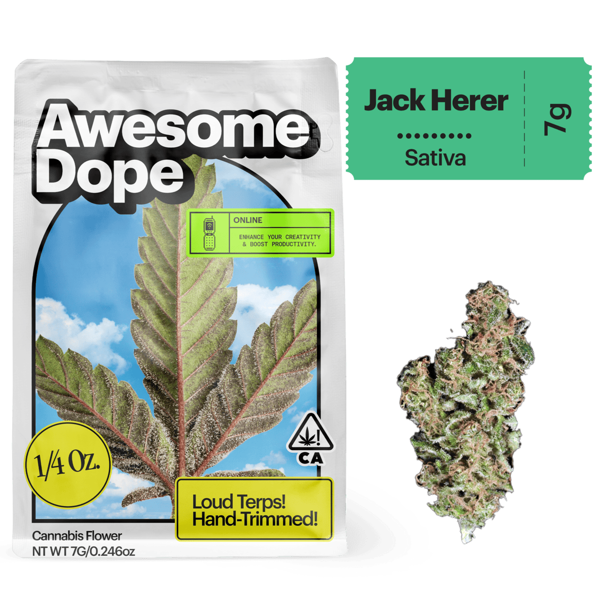 Awesome Dope - Awesome Dope | Jack Herer | Big Buds | 7g - 1