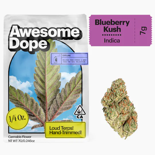 Awesome Dope - Awesome Dope | Blueberry Kush | Big Buds | 7g - 1