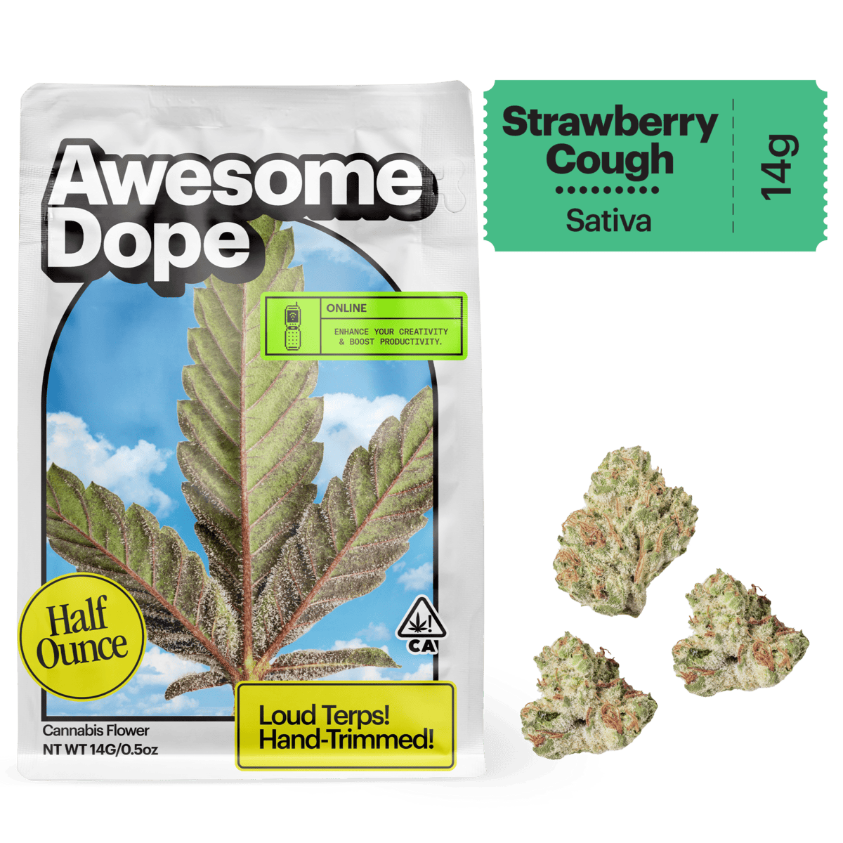 Awesome Dope - Awesome Dope | Strawberry Cough | Smalls | 14g - 1
