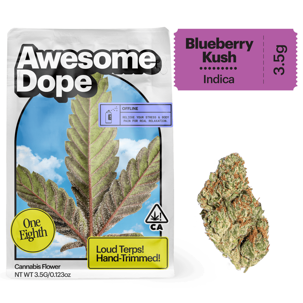 Awesome Dope - Awesome Dope | Blueberry Kush | Big Buds | 3.5g - 1