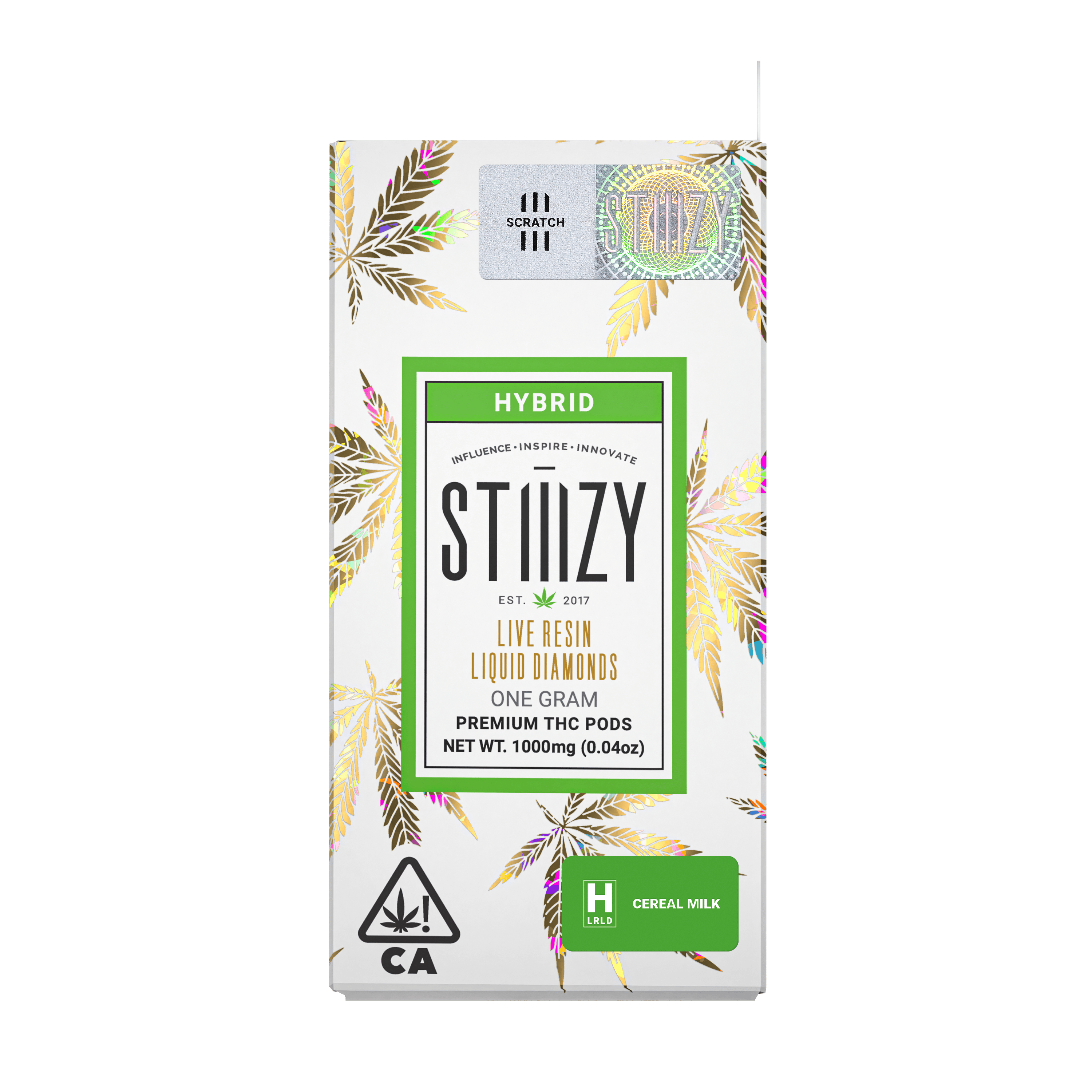 STIIIZY - Vape Cartridge - CEREAL MILK 1G Live Resin Liquid Diamonds Pod - 1