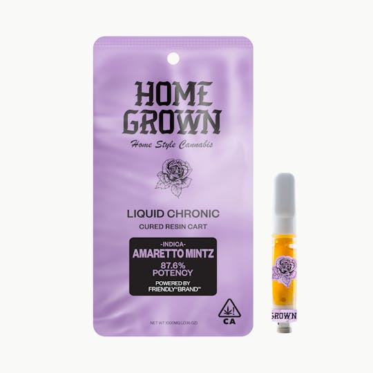 Home Grown - Amaretto Mintz 1g Cured Resin Cartridge - 1