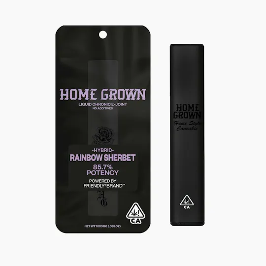 Home Grown - Home Grown | Rainbow Sherbet | Cured Resin AIO Disposable | 1g - 1