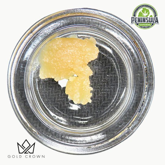 Gold Crown - Gold Crown x Peninsula Gardens | Budder 1g | Electric Peanut Butter Cookies - 1