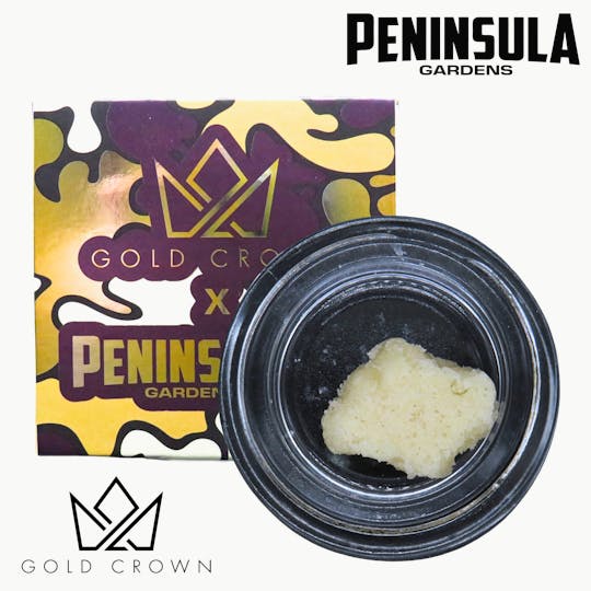 Gold Crown - Gold Crown x Peninsula Gardens | Crumble 1g | Lime Headz - 1
