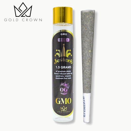 Gold Crown - Gold Crown | OG Jesters | Infused Pre Rolls 1.5g | GMO - 1