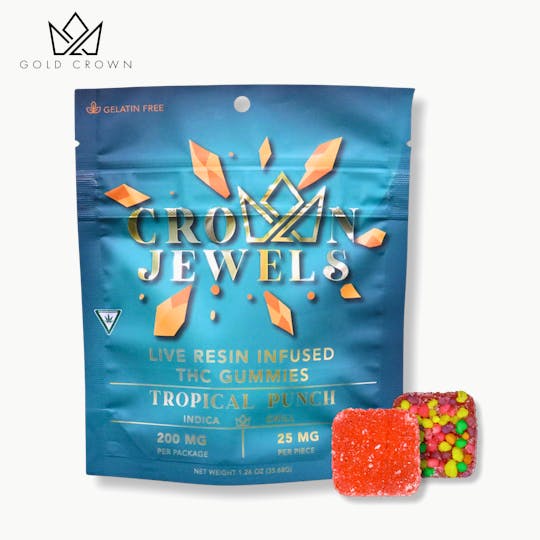 Gold Crown - Gold Crown | Crown Jewels 200mg | Tropical Punch 25mg - 1