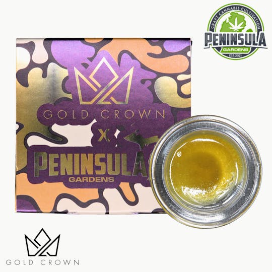 Gold Crown - Gold Crown x Peninsula Gardens | Budder 1g | Sherb Junky - 1