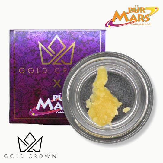 Gold Crown - Gold Crown x Pur Mars | Budder 1g | Pineapple Sunshine - 1