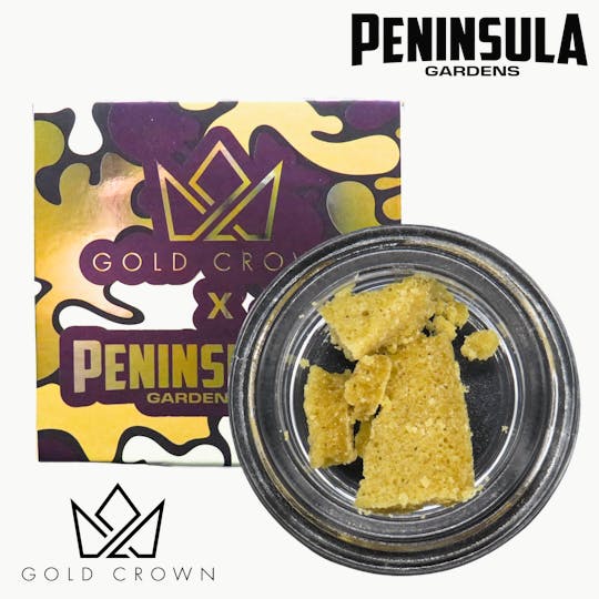 Gold Crown - Gold Crown x Peninsula Gardens | Crumble 1g | Blue Runtz - 1