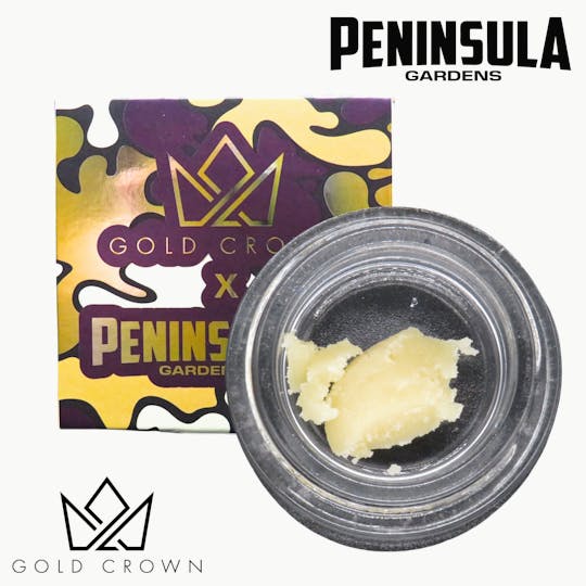 Gold Crown - Gold Crown x Peninsula Gardens | Budder 1g | Black Maple - 1