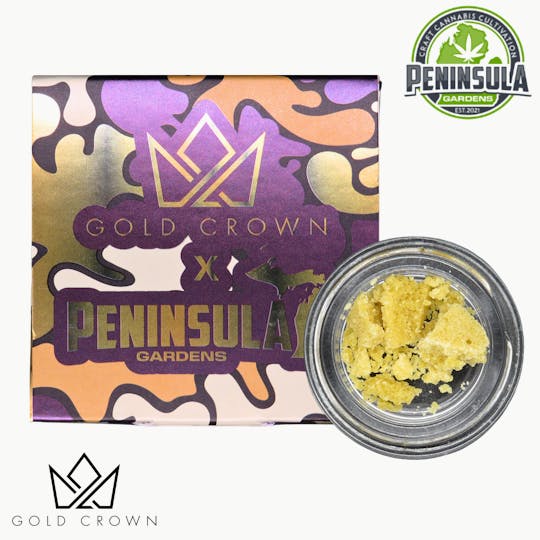 Gold Crown - Gold Crown x Peninsula Gardens | Crumble 1g | Motor Runtz - 1