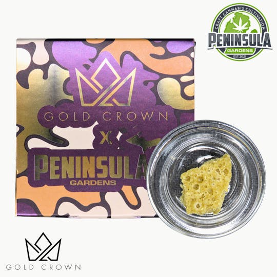 Gold Crown - Gold Crown x Peninsula Gardens | Crumble 1g | Sherb Junky - 1