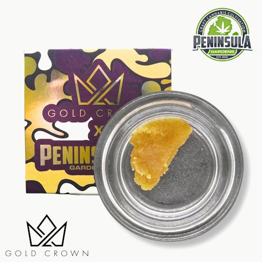 Gold Crown - Gold Crown x Peninsula Gardens | Budder 1g | Cadillac Rainbows - 1